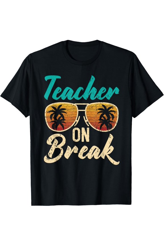 Premium Comfort - Teacher On Break Summer Vacation Beach Spring Break T-Shirt