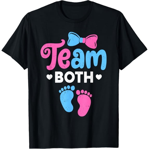 Premium Comfort - Team Both Pink Or Blue Gender Reveal T-Shirt
