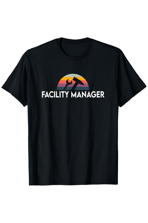 Premium Comfort - Vintage Facility Manager Janitorial T-Shirt