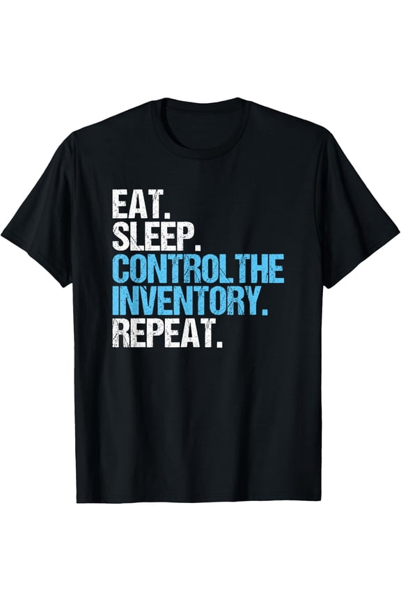 Premium Comfort - Warehouse Controller Eat Sleep Inventory Control Specialist T-Shirt