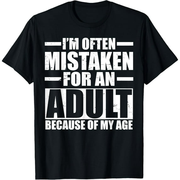 Premium Comfort - i'm often mistaken for an adult because of my age Funny T-Shirt