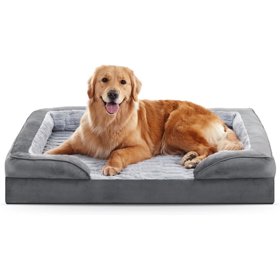 Premium Comfy Dog Bed for Large Dogs with Supportive Foam and Easy Care