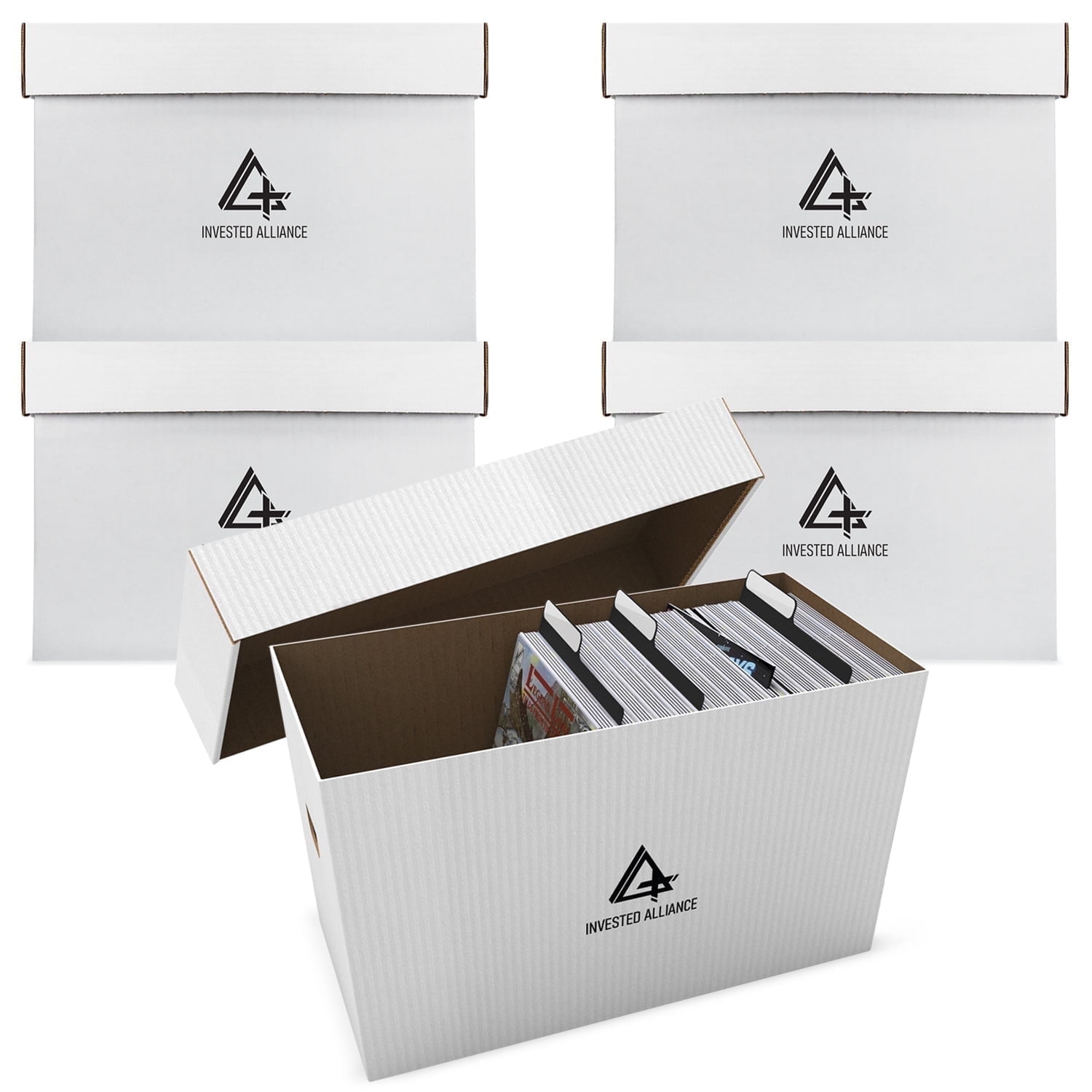 Premium Comic Book Storage Boxes | Short Cardboard Comic Book Box ...