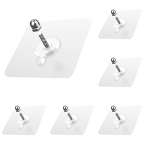 Premium Compact Household Hooks - High Impact Plastic, Easy to Clean - User-friendly Design - Ideal for DIY Projects