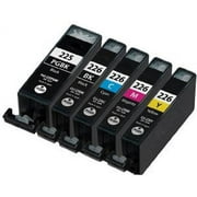 Premium Compatible Cartridge Replacement for Canon CLI-226 / PGI-225 - 5 pack