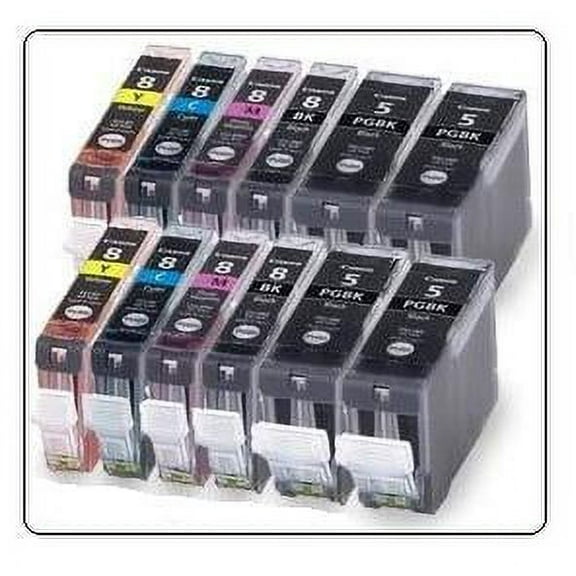 Premium Compatible Cartridge Replacement for Canon CLI-8 / PGI-5 - 12 pack