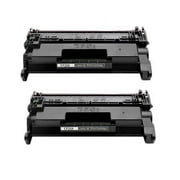 Premium Compatible Toner Cartridge Replacement for CF258A/58A Cartridge - Without Chip - 2-Pack