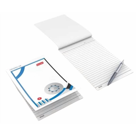 Premium Conference Pad Set - Unruled Writing Notepads (13.5 Cm X 21.14 Cm) Pack Of 30 Pads