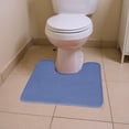 thumbnail image 1 of Premium Contoured Toilet Mat | Non-Slip Bathroom Rug | Soft Absorbent Washable U-Shaped Toilet Rug for Bathroom,Master Bath,Guest Bath | Durable Bathroom Floor Mat | Comfortable Bathroom, 1 of 7