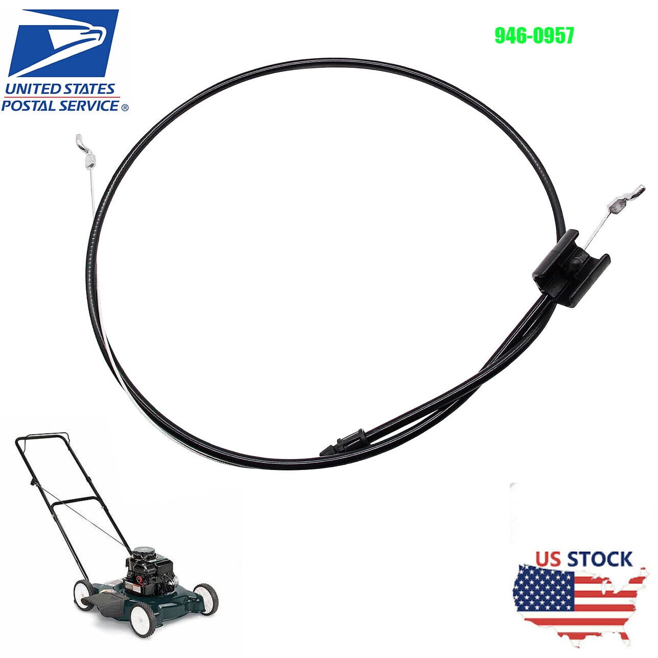 Cavo Controllo Motore Cub Cadet MTD Cavo Controllo Arresto Motore Per Cub Cadet, MTD, TroyBilt | Ricambio 946-0957 / 746-0957 Ricambio 746-0957