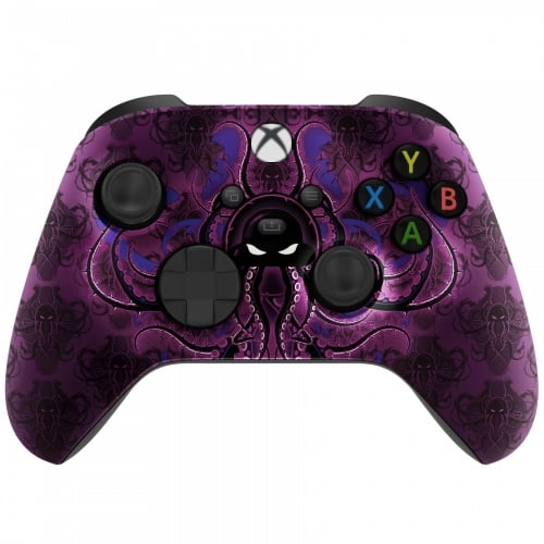 Premium Controllerz Custom Controller - For Xbox Series / One S Soft Touch Custom Wireless Controller - Soft Shell For Comfort Grip X (Octopus)