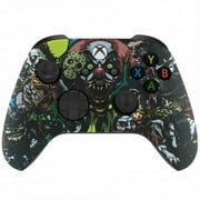 Premium Controllerz Custom Controller - For Xbox Series / One S Soft Touch Custom Wireless Controller - Soft Shell For Comfort Grip X Scary Party