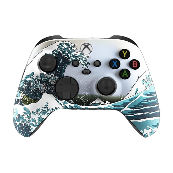Premium Controllerz Modded Rapid Fire Controller for Xbox Series X|S & Xbox One - Waves - Soft Touch, Rapid Fire Modes