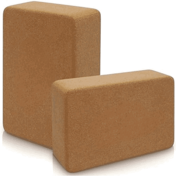 Premium Cork Yoga Blocks 2 Pack - Superior Grip & Stability for Enhanced Alignment - Eco-Friendly Biodegradable$$Sport & Recreation Other