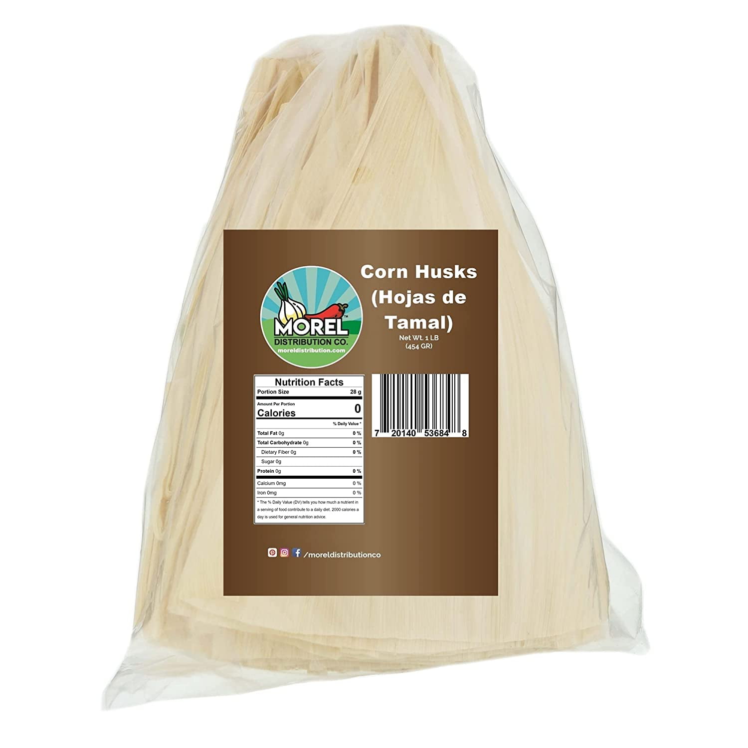 Premium Corn Husks for Tamales, Hojas de Tamal Natural 1 lb
