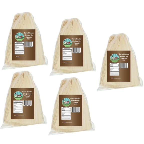 Premium Corn Husks for Tamales, Hojas de Tamal Natural. 5 Lbs