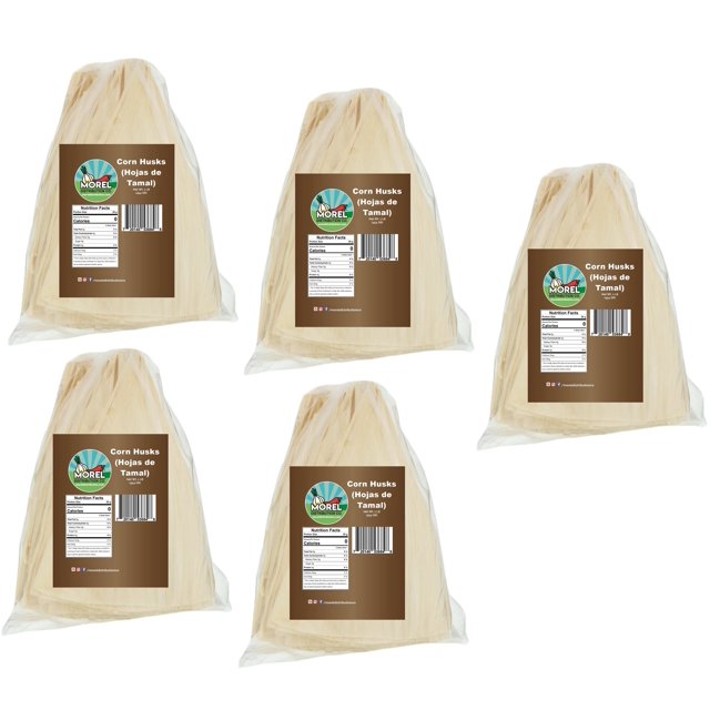 Premium Corn Husks for Tamales, Hojas de Tamal Natural. 5 Lbs