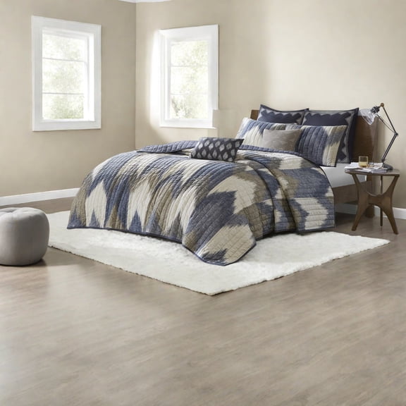 Premium Cotton Bedding Sets Modern Chevron Style King/Cal King Comfortable Durable