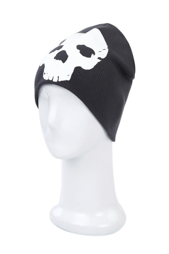 Premium Cotton Blend Glow in the Dark Skull Beanie Cap Hat