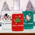 thumbnail image 1 of Premium Cotton Christmas Towel Set - Santa, Snowman & Tree Embroidery, 13x29 Inch Multipurpose Hand, Kitchen & Decorative Towel, Absorbent & Soft, Ideal Holiday Gift, 1 of 5
