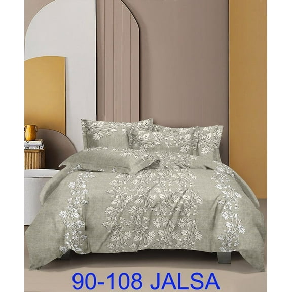 Craftwell Premium Cotton 3-Piece King Bed Sheet - Soft Twill Fabric