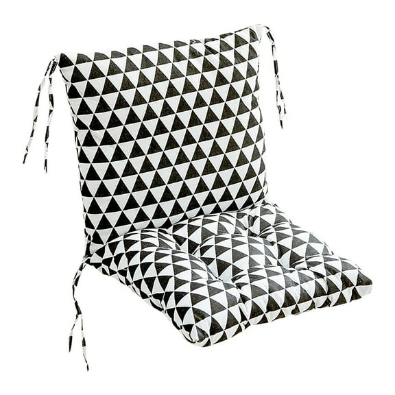 Premium Cotton Linen Rocking Chair Cushion - 15.7Inch Rocking Chair Cushions, Indoor And Outdoor Terrace Seat Cushions, Porch Swing Cushions, All-weather Garden Chairs Cushion