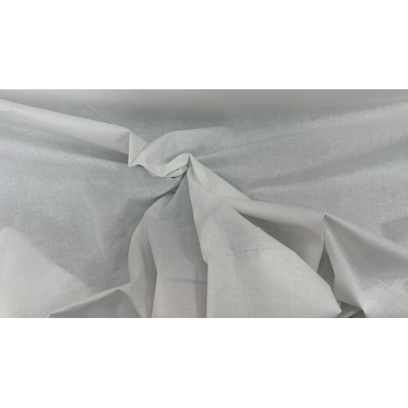 Premium Cotton Muslin Fabric – 63" Wide – Sold by the Yard – Perfect for Apparel, Crafts & Home Décor – Valentina Textile INC (White, 1 Yard)