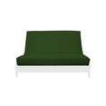 thumbnail image 1 of Premium Cotton/Polyester Futon Cover by Prestige Furnishings - Solid Collection - Solid Hunter Green - Twin Split Size (39" x 54"), 1 of 6