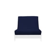thumbnail image 1 of Premium Cotton/Polyester Futon Cover by Prestige Furnishings - Solid Collection - Solid Navy - Cot Size (30" x 75"), 1 of 6
