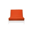 thumbnail image 1 of Premium Cotton/Polyester Futon Cover by Prestige Furnishings - Solid Collection - Solid Orange - Chair Size (28" x 54"), 1 of 3