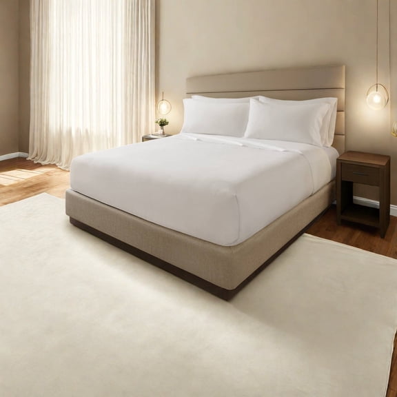 Premium Cotton Rich Queen Sheets And Sheet Sets Modern White Home Bedding