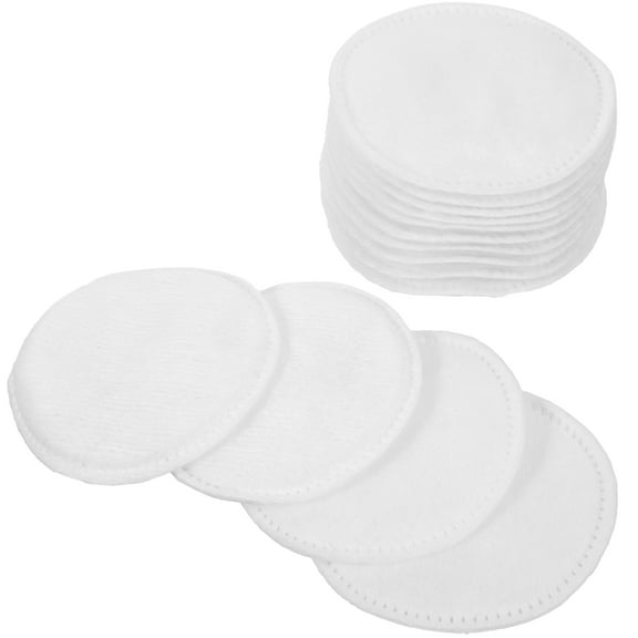 Premium Cotton Rounds for Face, 200 Count Makeup Remover Pads, 100% Pure & Natural Facial Cleansing Round Pads, Hypoallergenic, Lint-Free