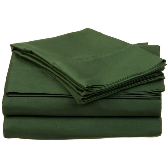 Premium Cotton Waterbed Sheets Hunter Green / Queen