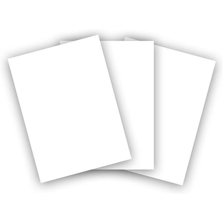 Premium Cougar Smooth 130# Cover 8.5" x 11" Cardstock - Heavyweight 350 GSM Card Stock - 100 - Made in The U.S.A.