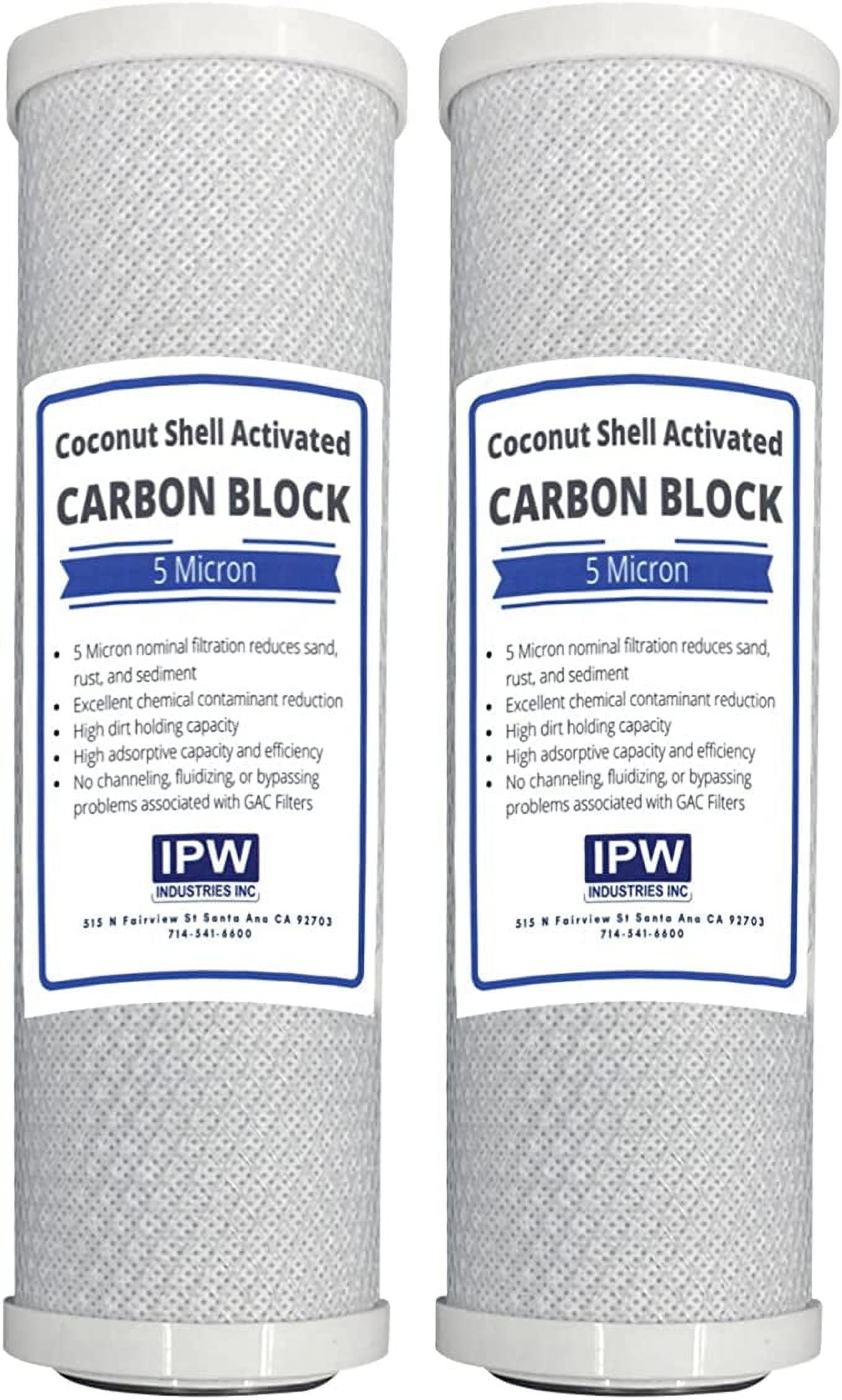 Premium Countertop Water Replacement Filter compatible to Ecosoft For Use In the Countertop Ecosoft Water Filters, Pack of 2 by IPW Industries Inc.