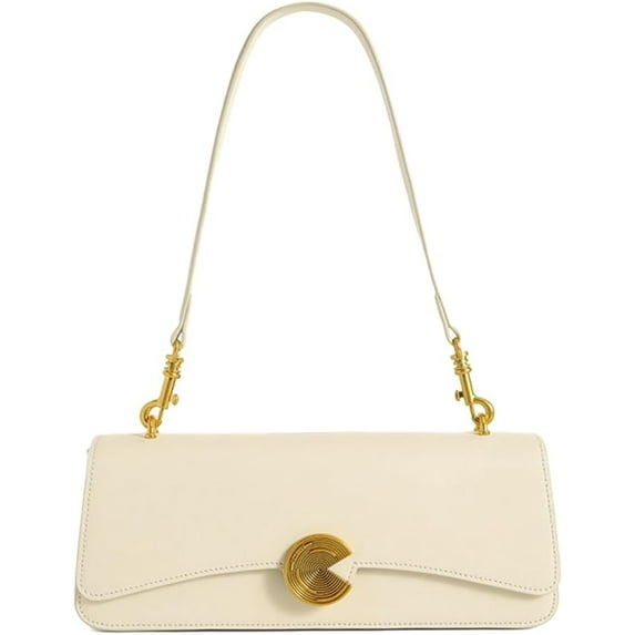 Premium Cowhide Underarm Bag Elegant Handbag Women Unique Crossbody & Shoulder Bag Genuine Leather Single-Strap Purse