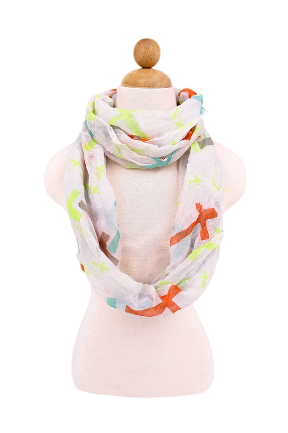 Premium Cross Design Infinity Loop Fashion Scarf