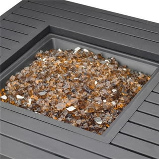 Premium Crystal Amber Decorative Fire Glass Premium Crystal Amber Decorative Fire Glass