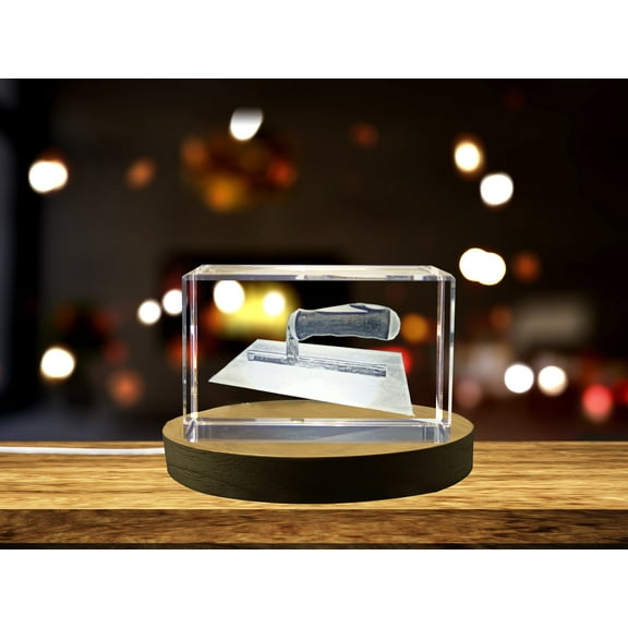 Premium Crystal Plastering Trowel with Unique Laser Engraved Design