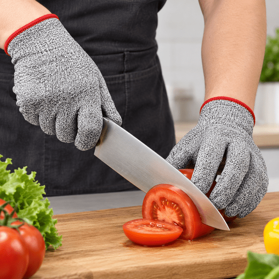 Premium Cut Resistant Gloves Food Grade 100% Food Safe Level 5 Meat Cutting Glove for Chefs & Butchers Perfect Mandoline Glove or Oyster Shucking Gloves with Superior Comfort & Dexterity