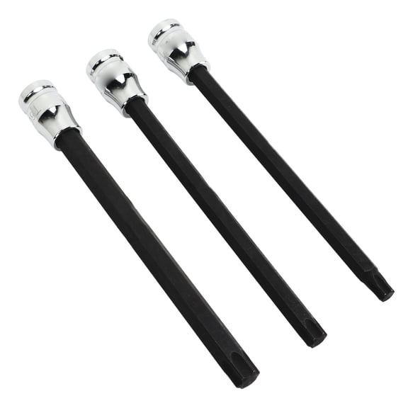 Premium Cylinder Head Bolt Socket Tool Set T50 T55 T60 Extended Length High Hardness Reliable Automotive Removal Sleeve Kit Heavy Duty Mechanic Repair Accessory Universal Fitment Design