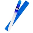 Bona Fide Beauty Glass Nail File with Case - Aqua/Cobalt Czech Glass ...