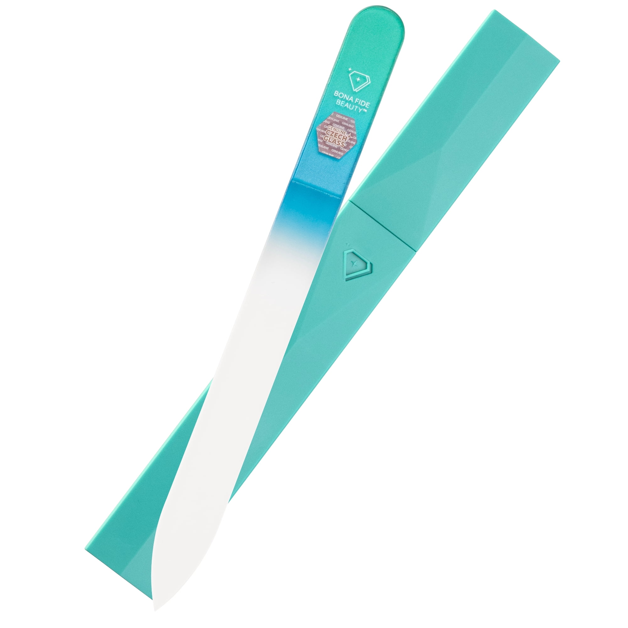 Bona Fide Beauty Glass Nail File with Hard Case, Pedicure Kit Tool ...