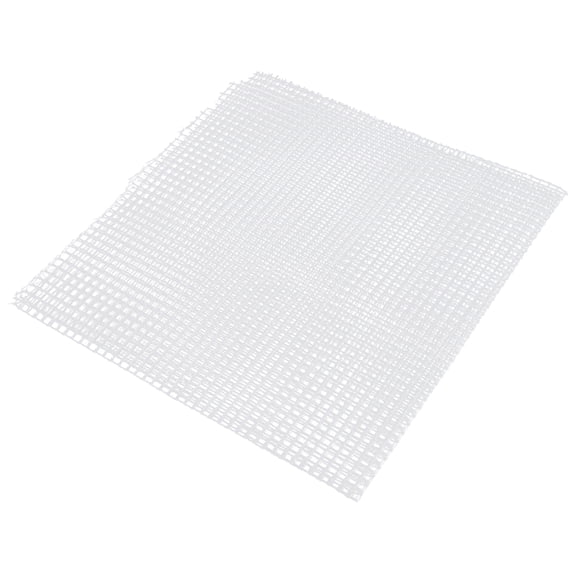 Premium DIY Craft Rug Canvas Grid Unstamped Latch Hook Weaving Mesh Fabric Netting for Home Carpet Making and Crochet Hook Repair Projects, 19.7 x 19.7 inches / 50 x 50 cm