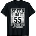 thumbnail image 1 of Premium Daily Comfort - 55th Birthday Speed Limit Sign Funny 55 Year Old Man Woman T-Shirt, 1 of 4