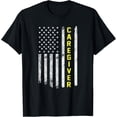 thumbnail image 1 of Premium Daily Comfort - Caregiver Vintage American USA Flag Caregiving T-Shirt, 1 of 4