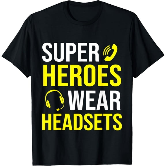 Premium Daily Comfort - Funny 911 Dispatcher Super Heroes Wear Headsets T-Shirt