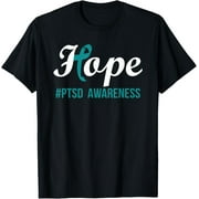 CHUTIAN Premium Daily Comfort - Hope Post-traumatic Stress Disorder PTSD Awareness ribbon T-Shirt