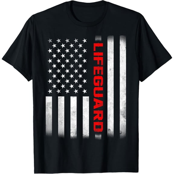 Premium Daily Comfort - Lifeguard Shirt US Flag