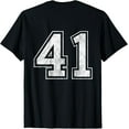 thumbnail image 1 of Premium Daily Comfort - Number 41 on the back T-Shirt, 1 of 4